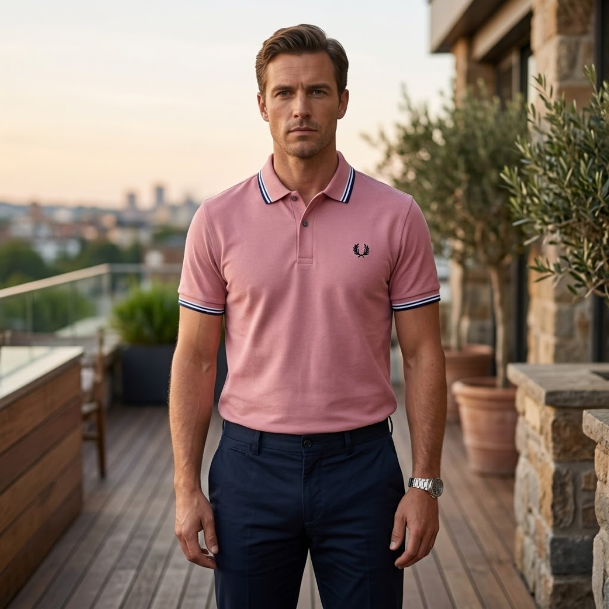 Men’s Elegant Cotton Polo Shirt