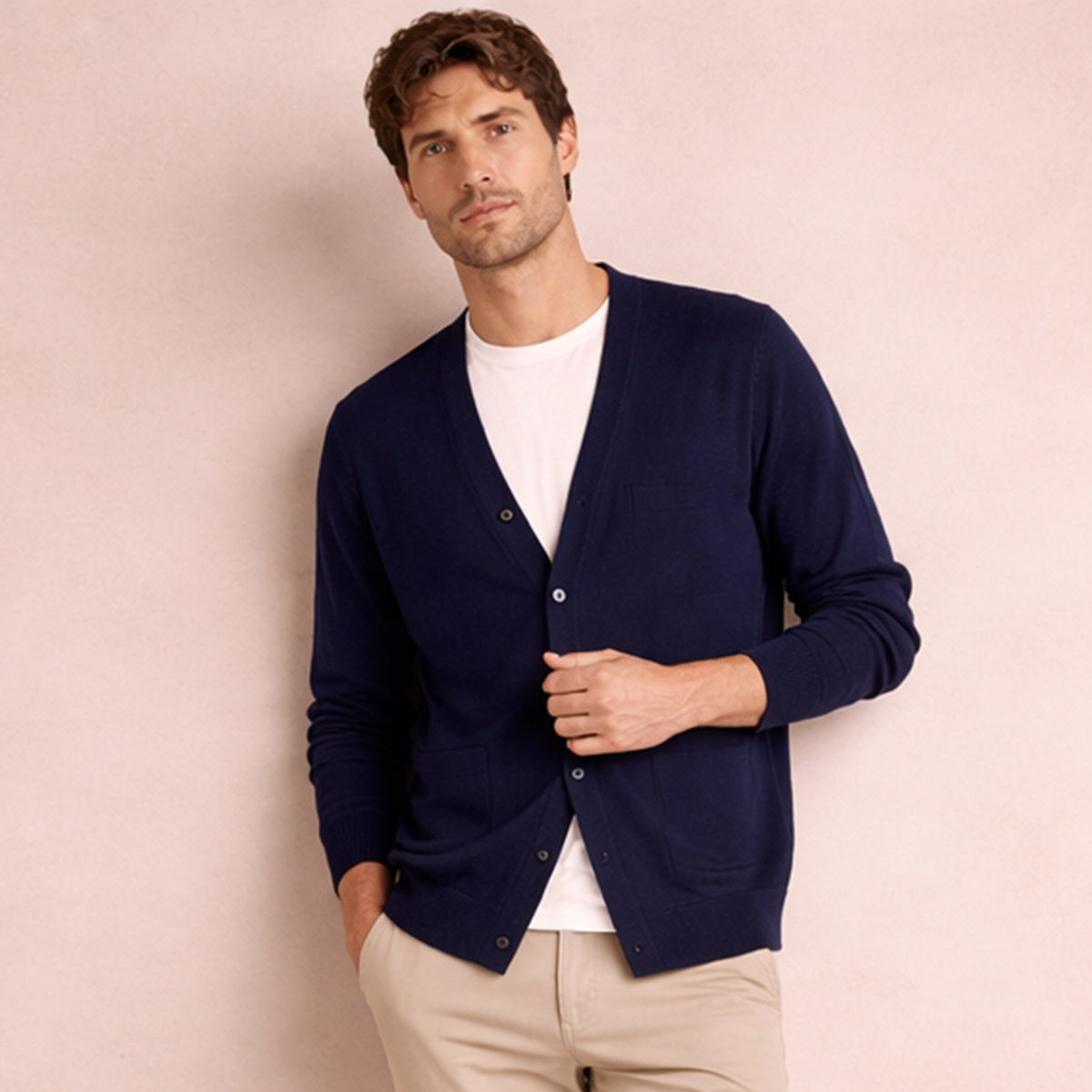 The Mayfair 100% Cashmere Cardigan for Men
