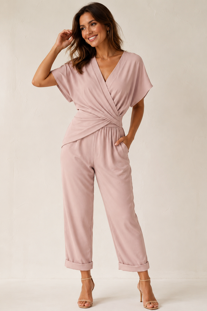Women's Wrap Front Jumpsuit