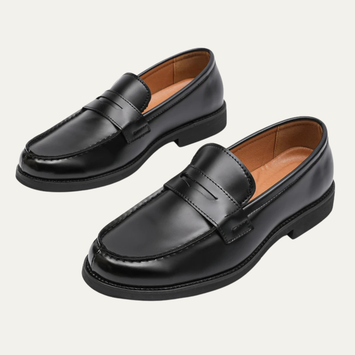 The Watercrest Hill Men’s Handmade Leather Penny Loafers