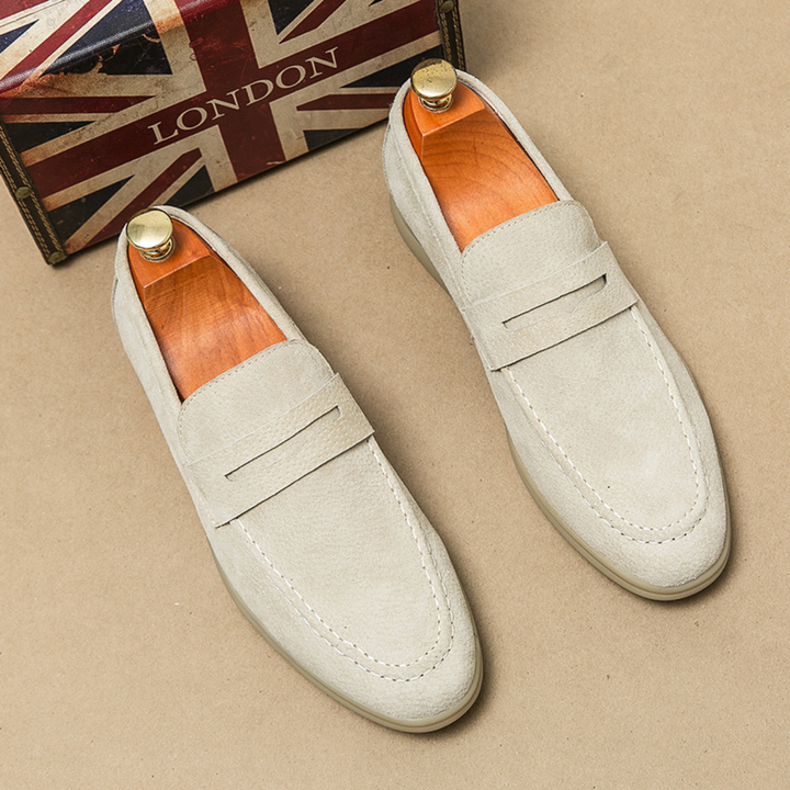 The Daylesford Men’s Classic Slip On Suede Loafers
