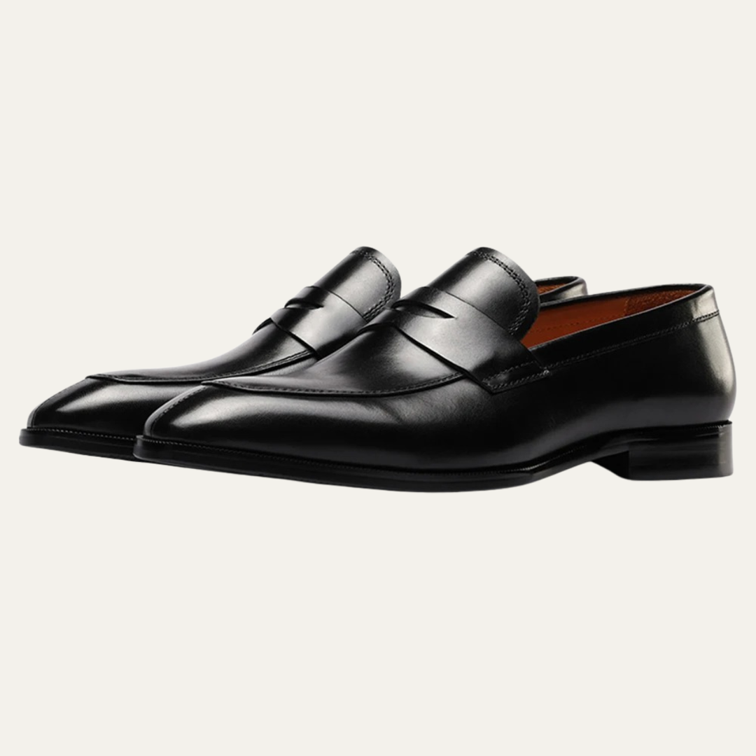 The Fairwood Ridge Men’s Calf Leather Slip On Dress Loafers