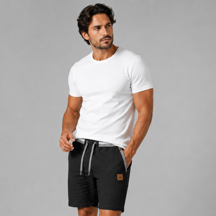 The Sacramento Men's Drawstring Linen Summer Shorts
