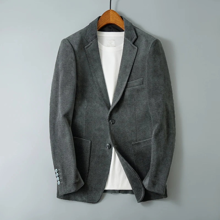 The Timberhill Men’s Thick Fabric Business Slim Fit  Blazer