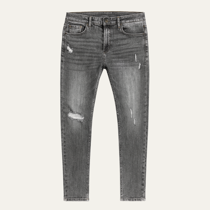 The Rome Men's Slim Fit Denim Jeans - Trendy Stretch Pants