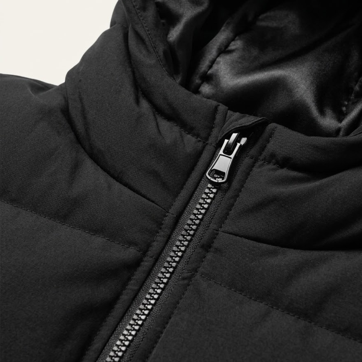 The Tallinn Men's Hooded Puffer Jacket - Waterproof Down Winter Coat