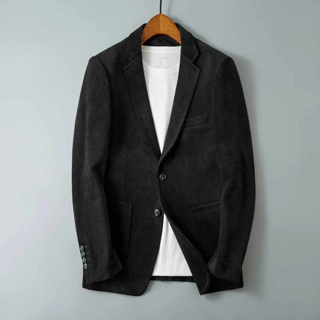 The Timberhill Men’s Thick Fabric Business Slim Fit  Blazer