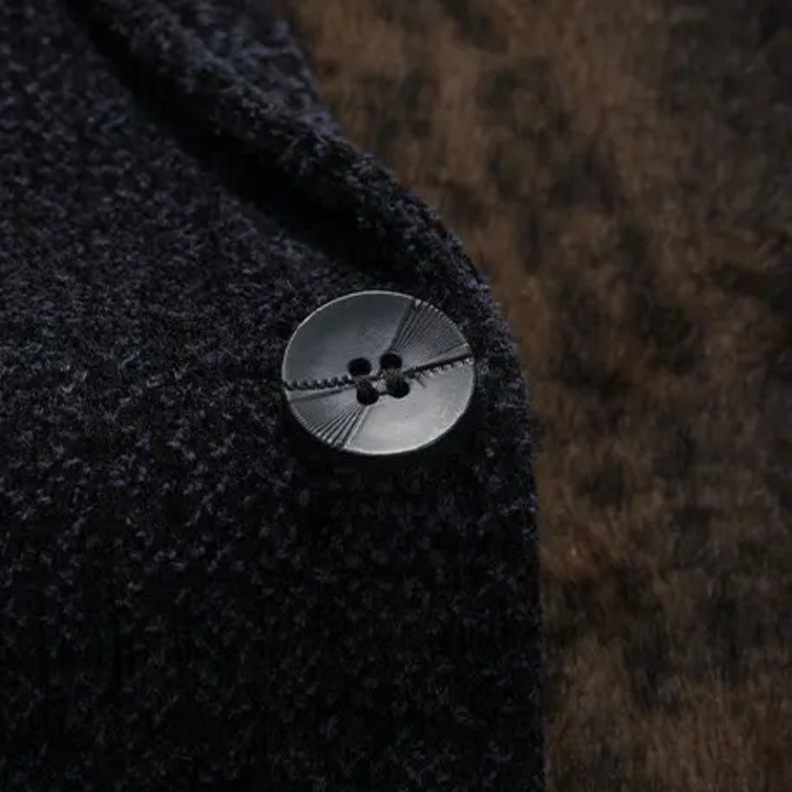 The Riccione Men’s Smart Business Blazer with Warm Fur Lining