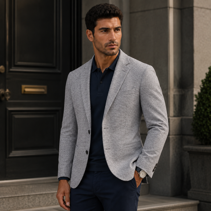 The Lakehurst Men’s High End Wool Casual Business Blazer