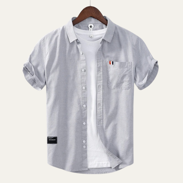 The Salerno Men’s Slim Fit Cotton Button Up Shirt