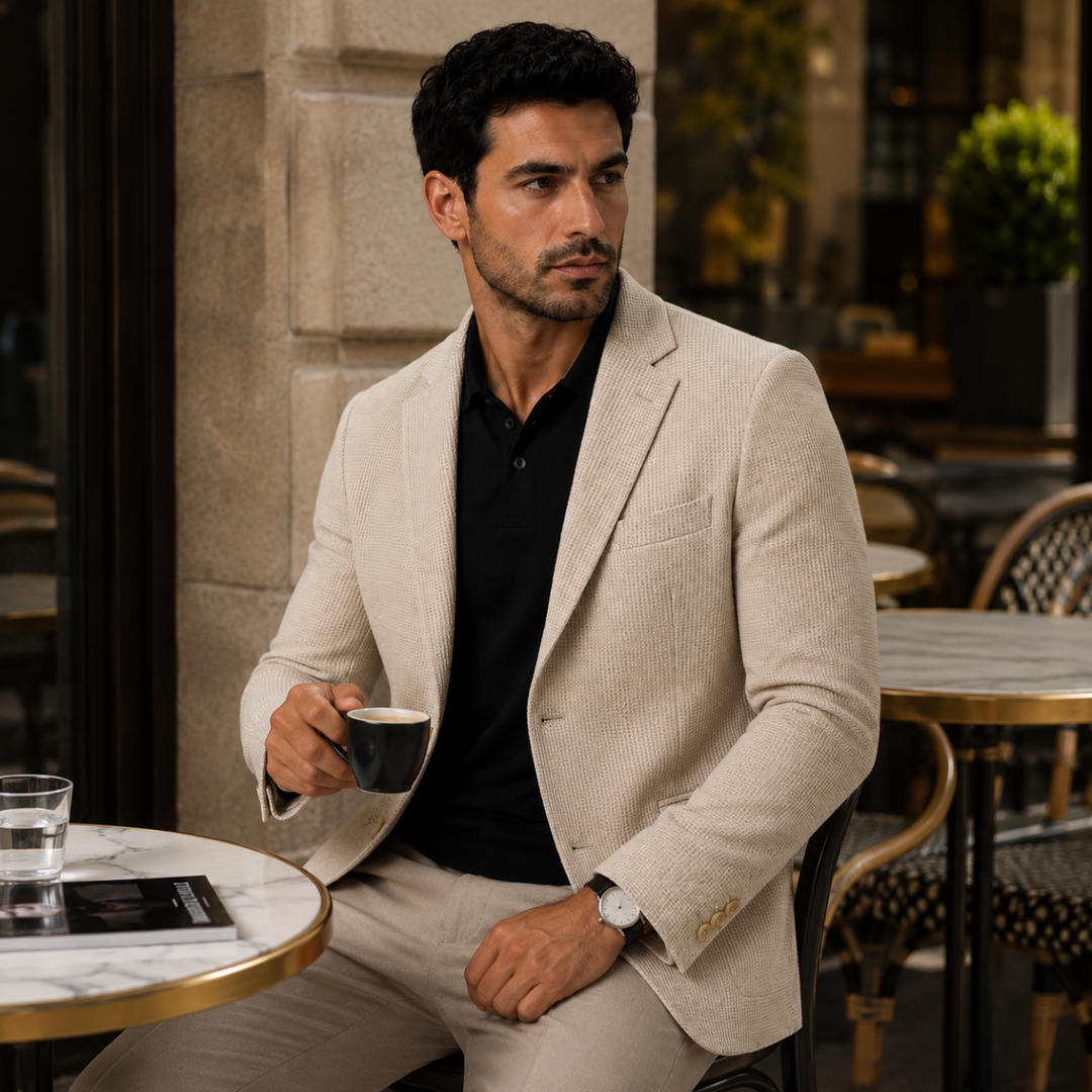 The Lakehurst Men’s High End Wool Casual Business Blazer
