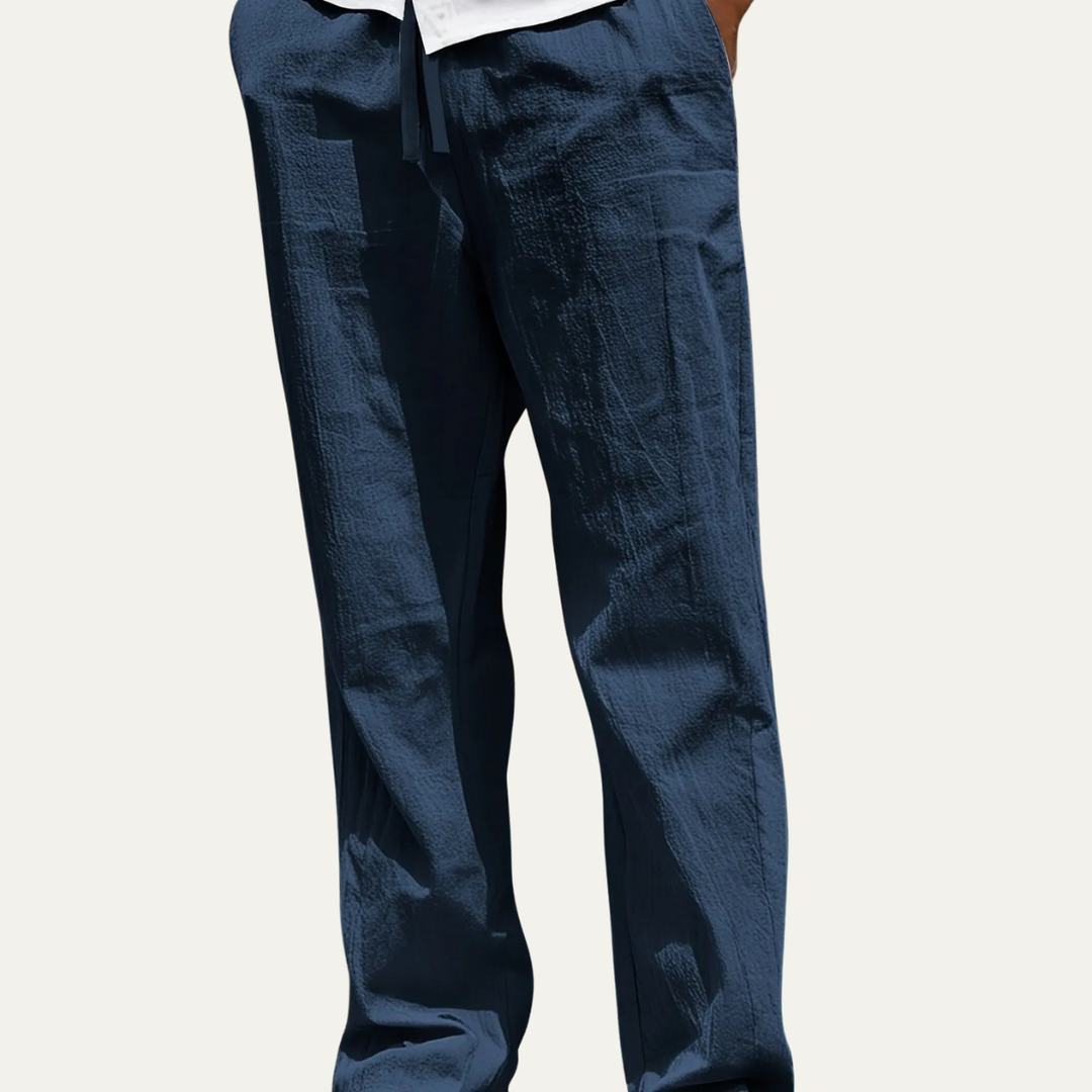 The Wakefield Men’s Breathable Linen Tapered Pants