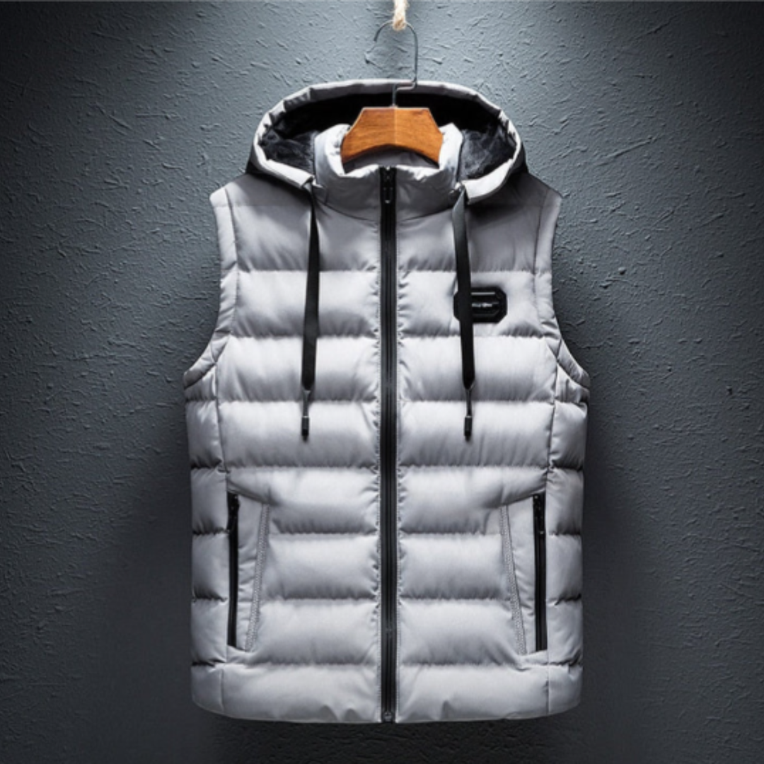 The Winslow Men’s Lightweight Puffer Quilted Vest with Hood