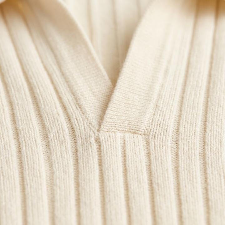 The Ghedi Men's Knit Short Sleeve Polo