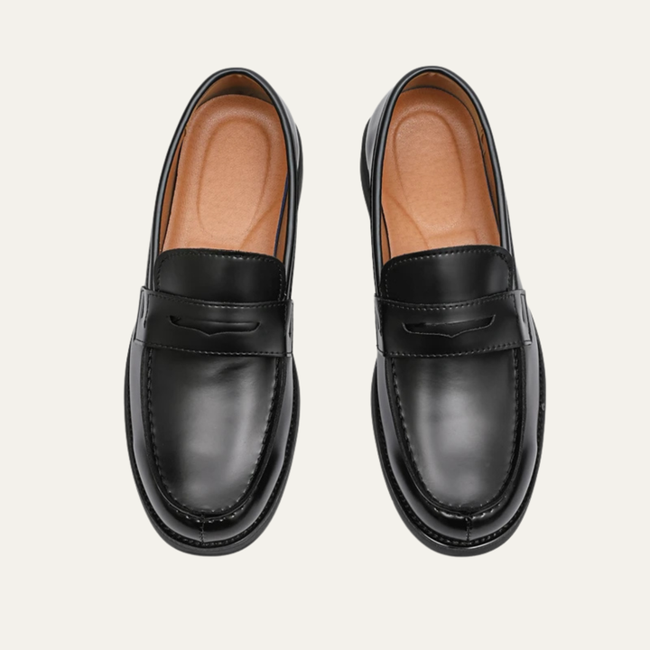 The Watercrest Hill Men’s Handmade Leather Penny Loafers