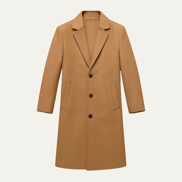 The Belmont Men’s Elegant Classic Wool Overcoat