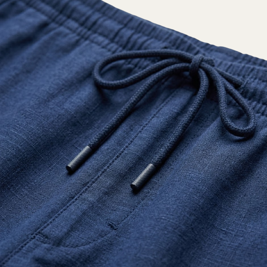 The Larkspur Men’s Cotton Hemp Breathable Straight Leg Pants