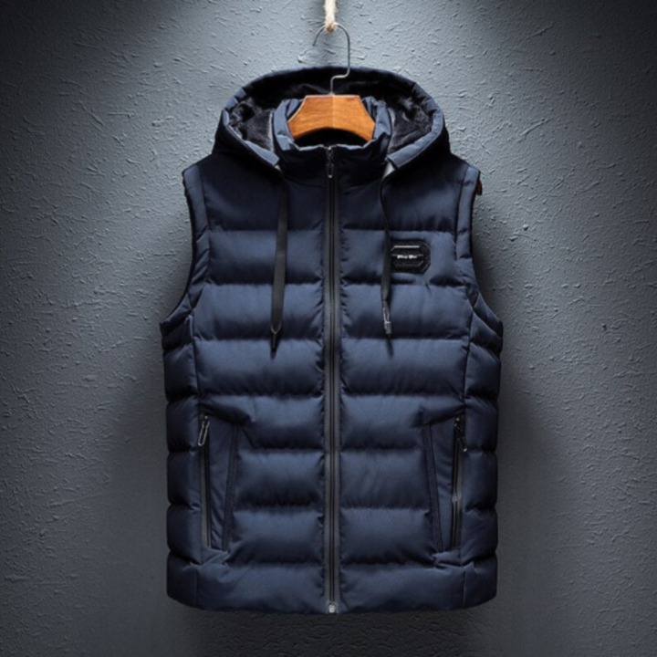 The Winslow Men’s Lightweight Puffer Quilted Vest with Hood