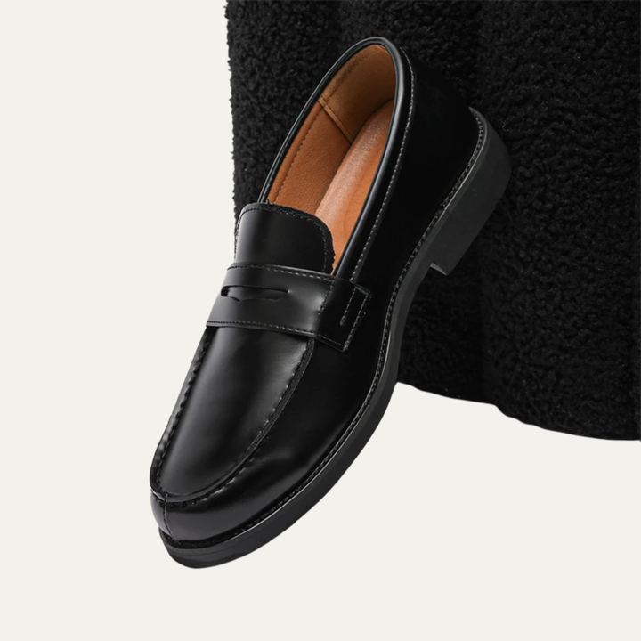 The Watercrest Hill Men’s Handmade Leather Penny Loafers