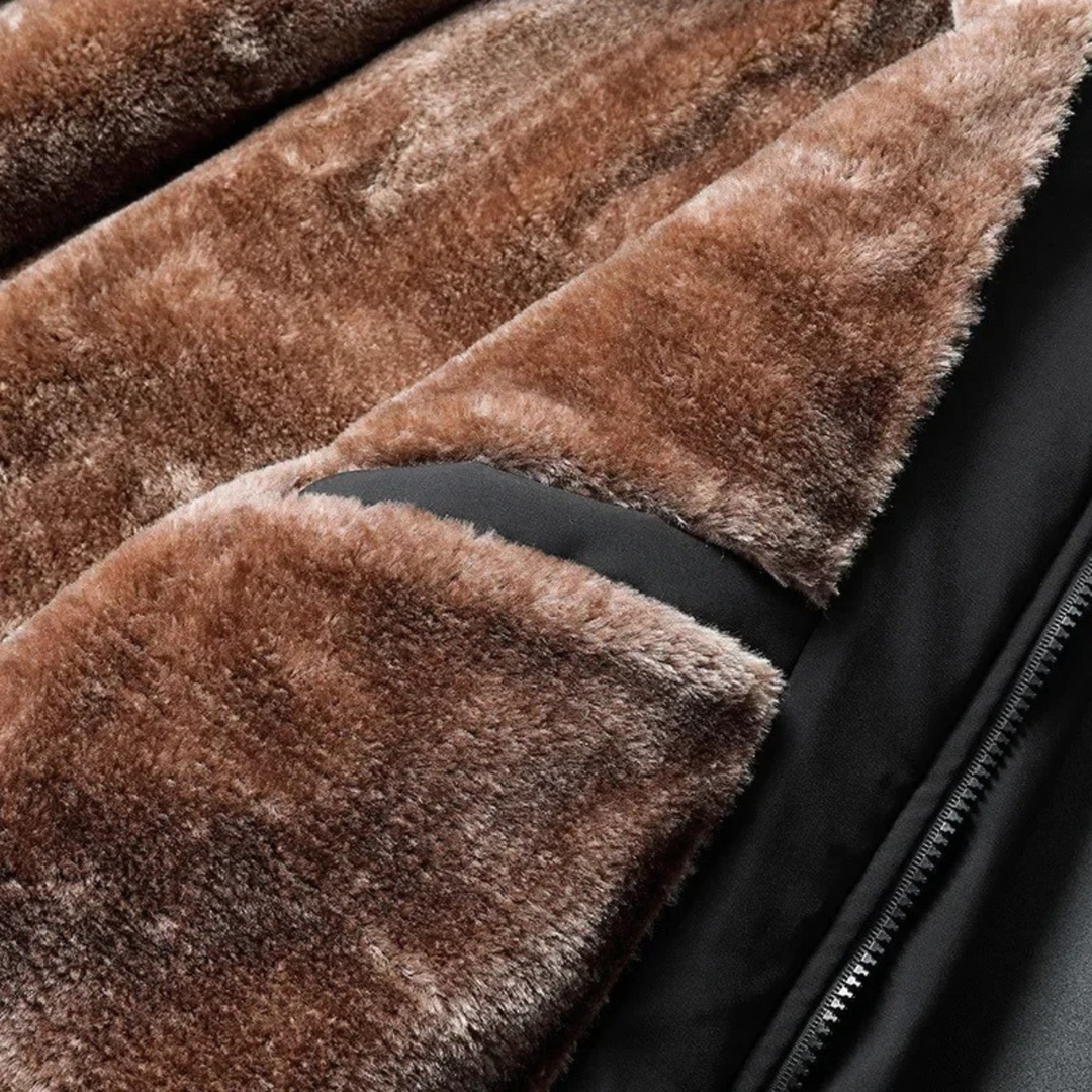 The Glasgow Men's Fleece Lined Winter Jacket - Waterproof Thermal Coat