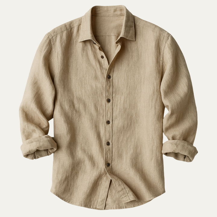 The Zurich Vintage Long Sleeve Cotton Shirt for Men