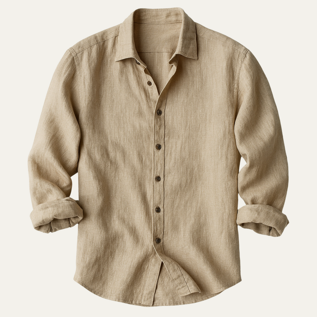The Zurich Vintage Long Sleeve Cotton Shirt for Men