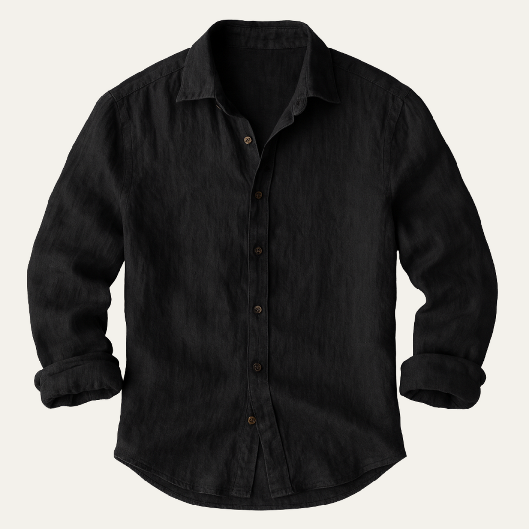 The Zurich Vintage Long Sleeve Cotton Shirt for Men