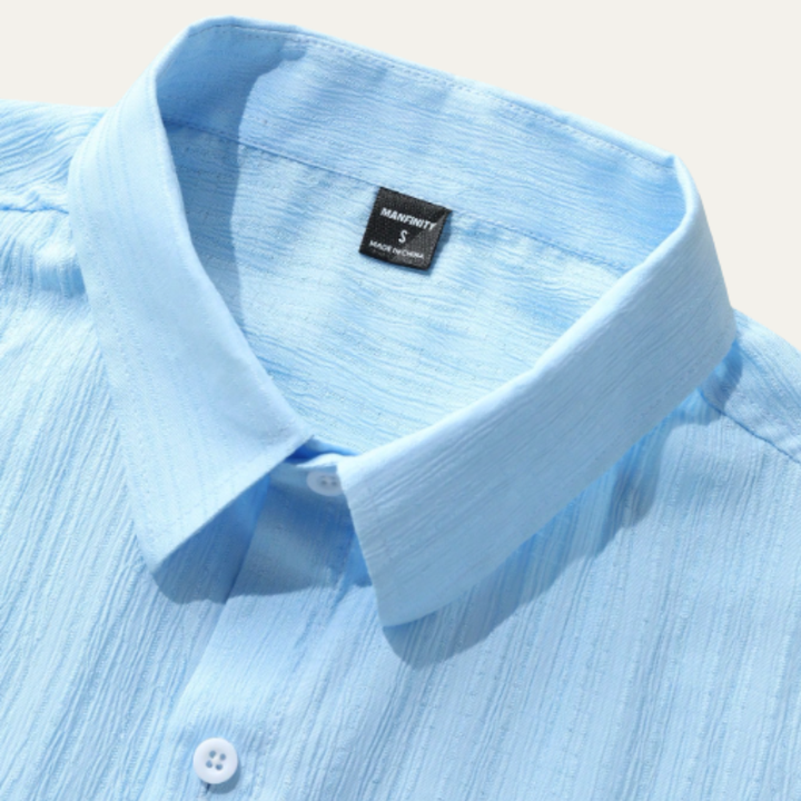 The Glenridge Park Men’s Lightweight Co Ord Set – Button Up Shirt & Drawstring Shorts