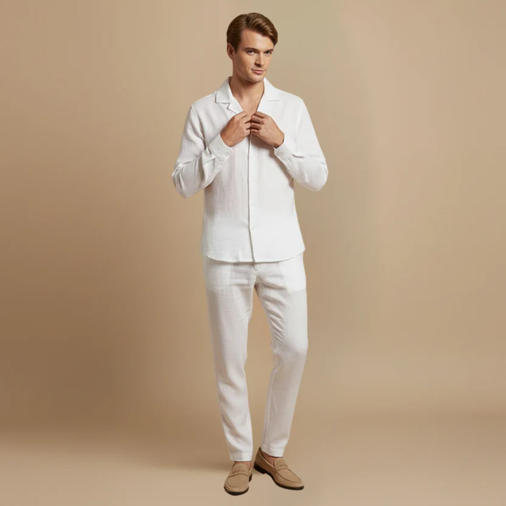The Tortona Men's Knit Top and Pants Set