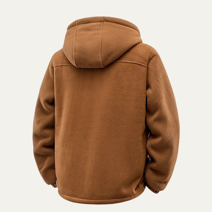 The Hearthstone Men’s Fleece Lined Warm Hooded Jacket