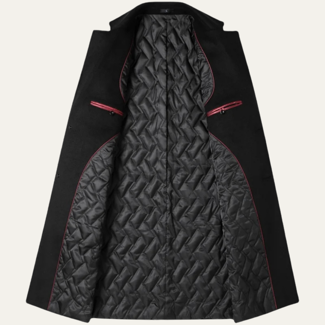 The Canterbury Men's Sophisticated Longline Wool Winter Jacket