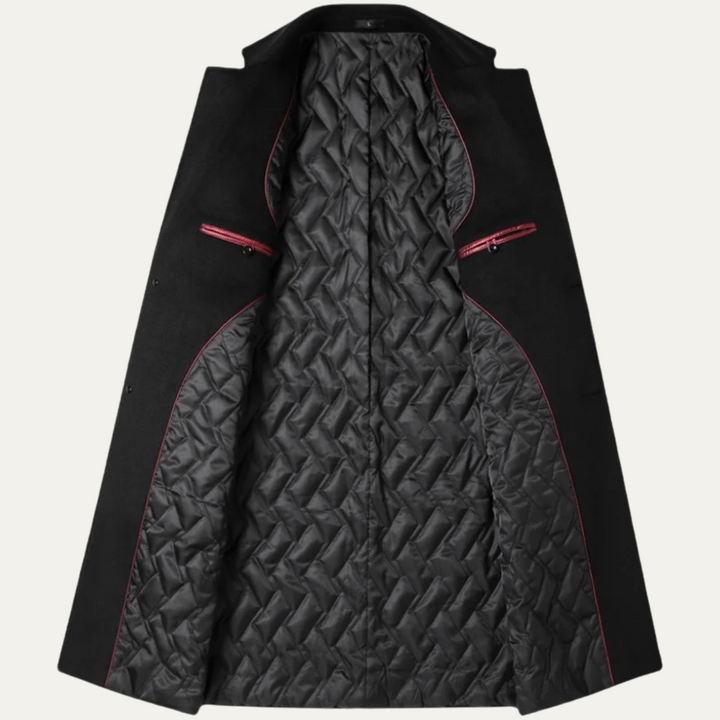 The Canterbury Men's Sophisticated Longline Wool Winter Jacket