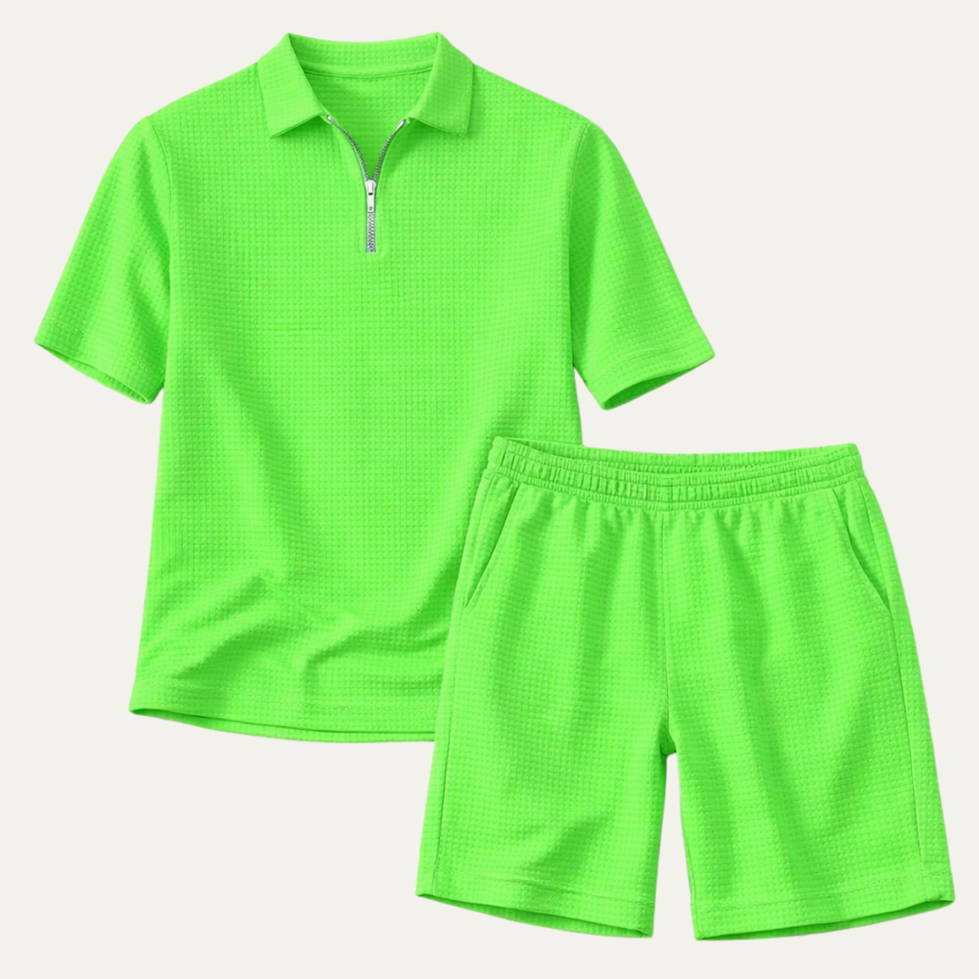 The Eastwood Men’s Summer Trendy Set – Polo Shirt & Shorts