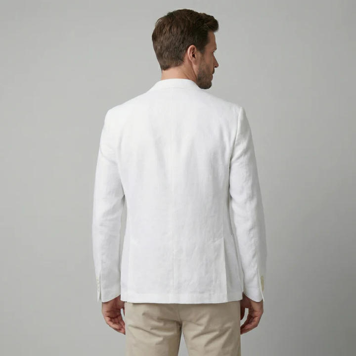 The Belmont Men’s Casual Summer Linen Blazer Jacket