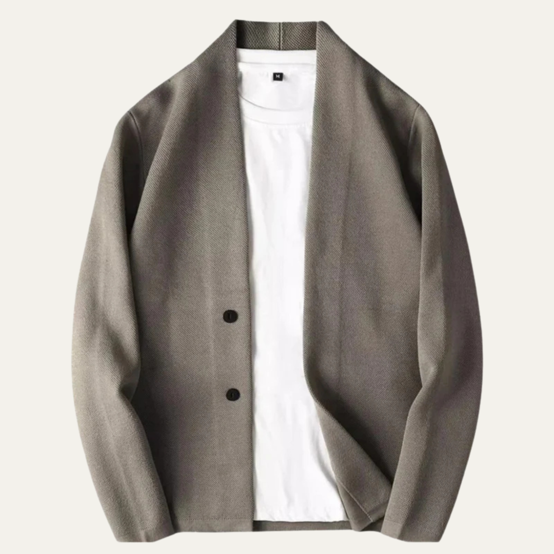 The Westbridge Men’s Casual Button Front Knitted Cardigan