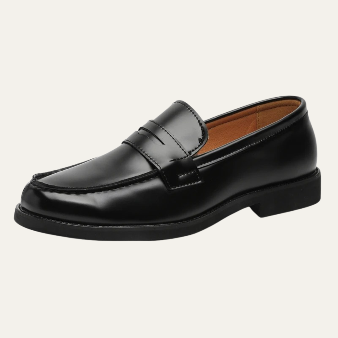 The Watercrest Hill Men’s Handmade Leather Penny Loafers