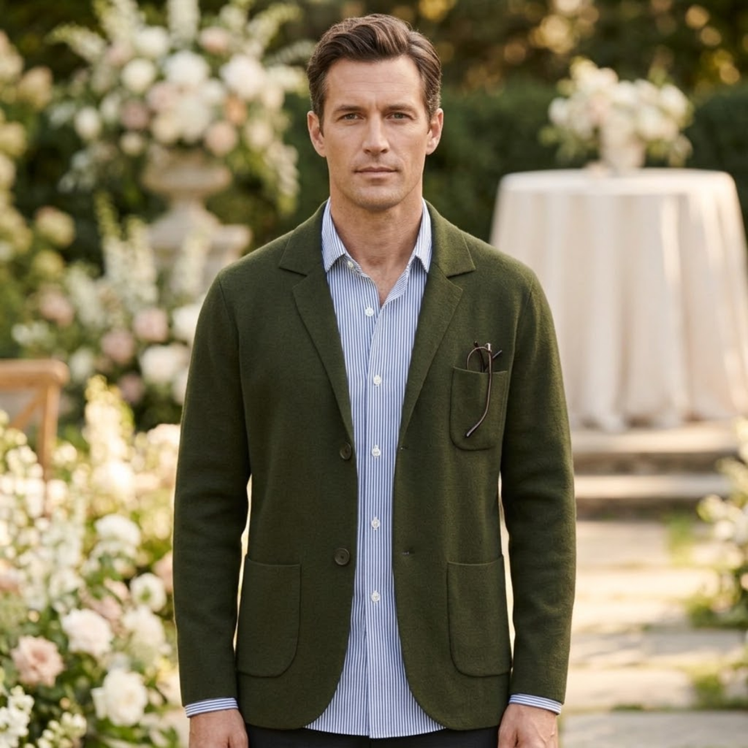 The Oxford Cotton Summer Blazer - Wedding Guest Men - Formal Occasions