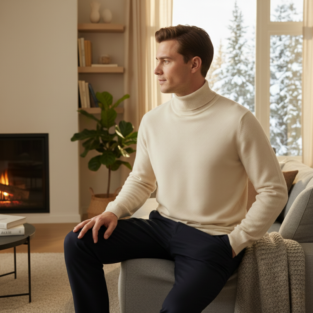 The Stonegate Men's 100% Soft Luxury Sweater