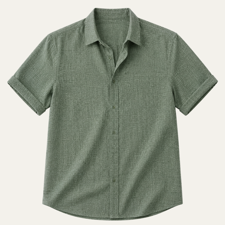 The Procida Men's Trendy Linen Button Up Shirt