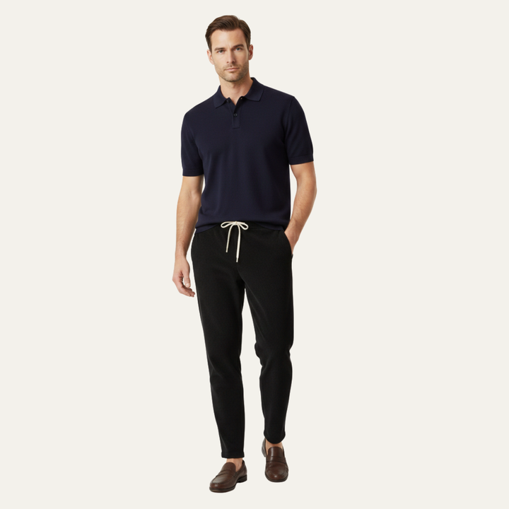The Barrington Men’s Casual Ribbed Slim Fit Lightweight Pants