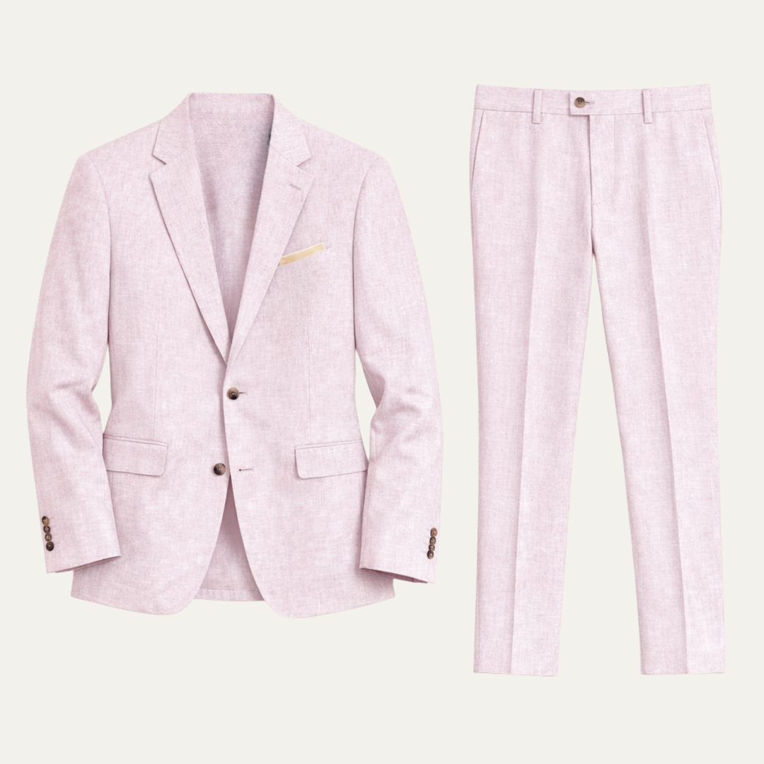 The Windrush Men’s Luxury Linen 2 Piece Set – Blazer & Pants