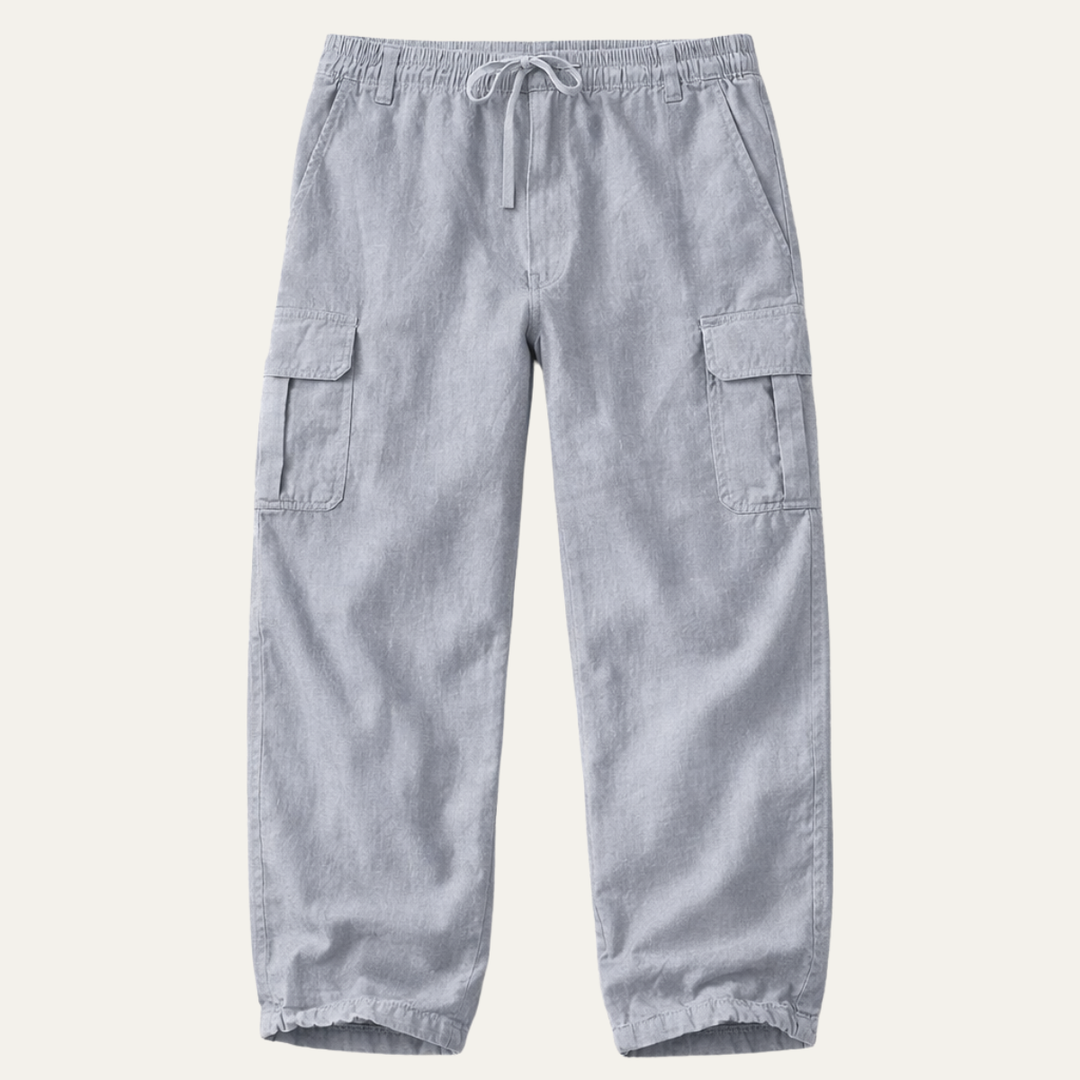 The Silverridge Men’s Loose Fit Multi Pocket Cotton Soft Cargo Pants