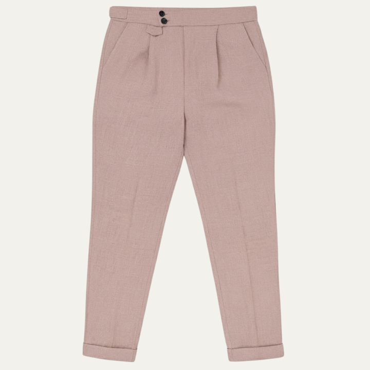 The Hobart Men’s Tailored High Waisted Pleated Dress Pants