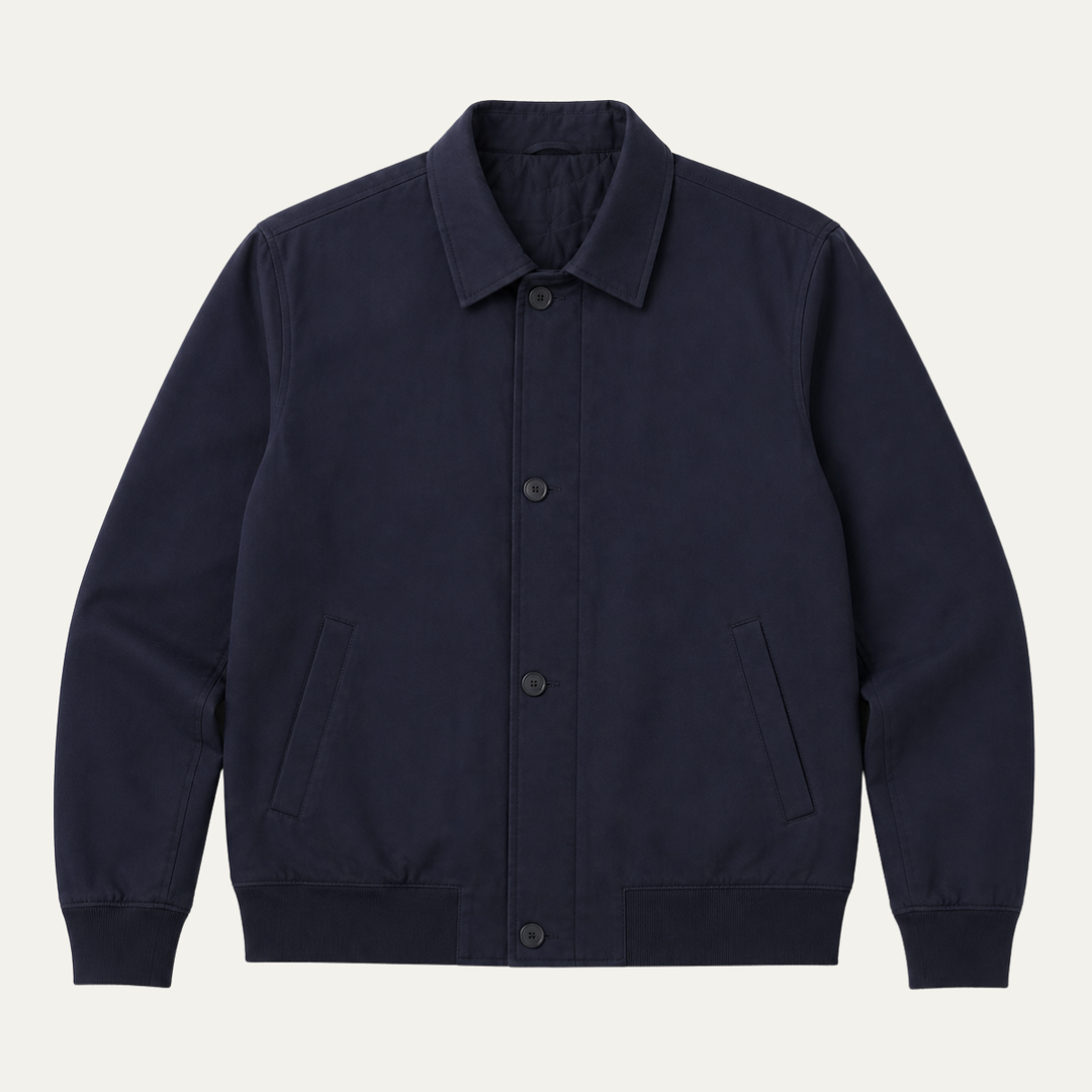 The Princeton Men’s Slim Fit Lightweight Casual Zip Jacket