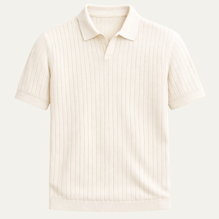 The Ghedi Men's Knit Short Sleeve Polo