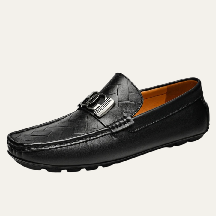 The Oakfield Ridge Men’s Top Grain Cowhide Leather Slip On Loafers