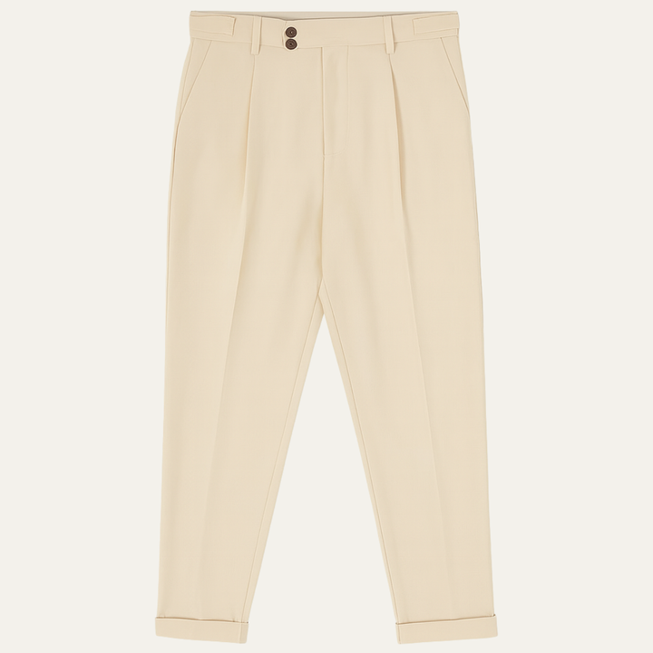 The Dromana Men’s Tailored Smart Slim Fit Pleated Dress Pants