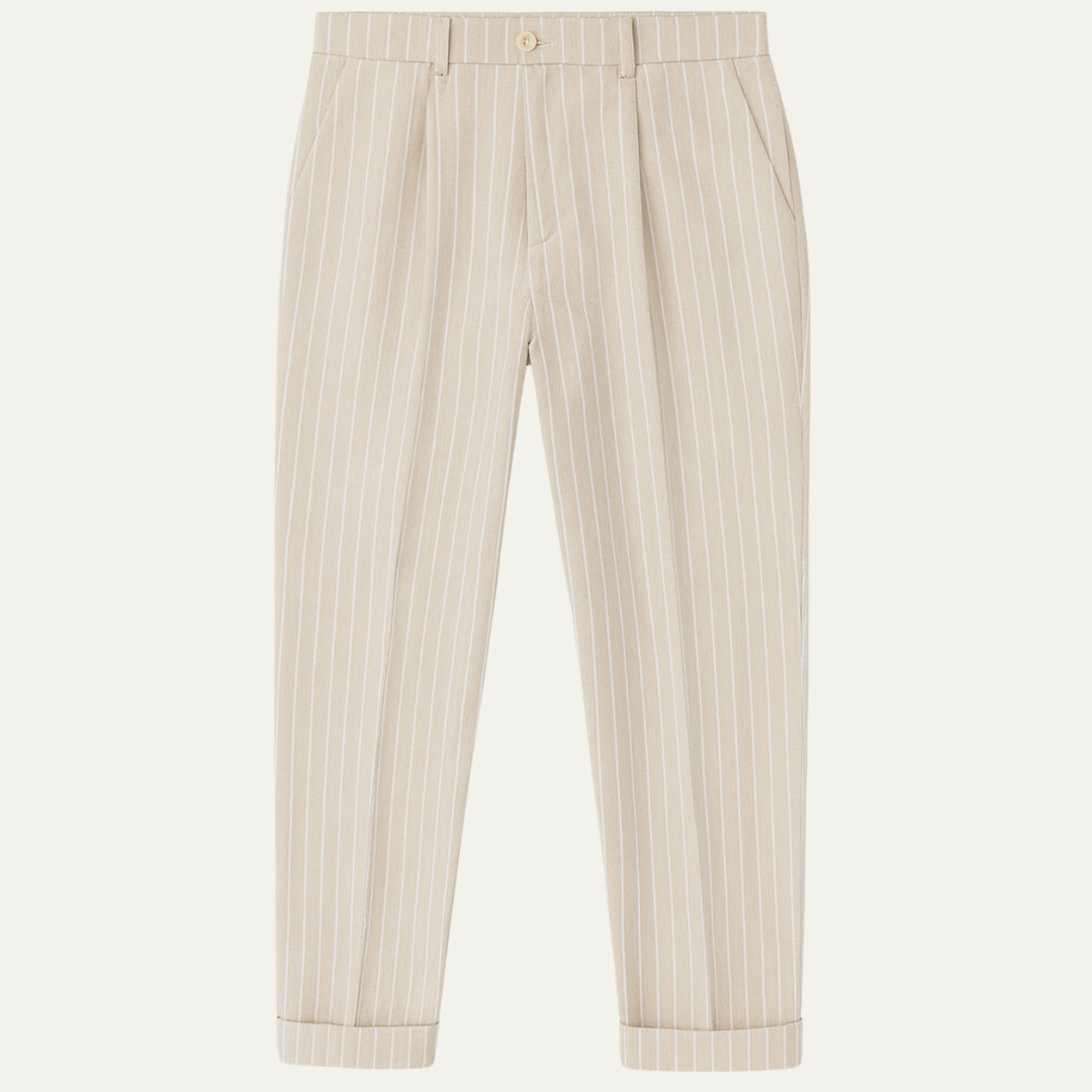 The Coolangatta Men’s Vertical Stripe Tailored Smart Dress Pants