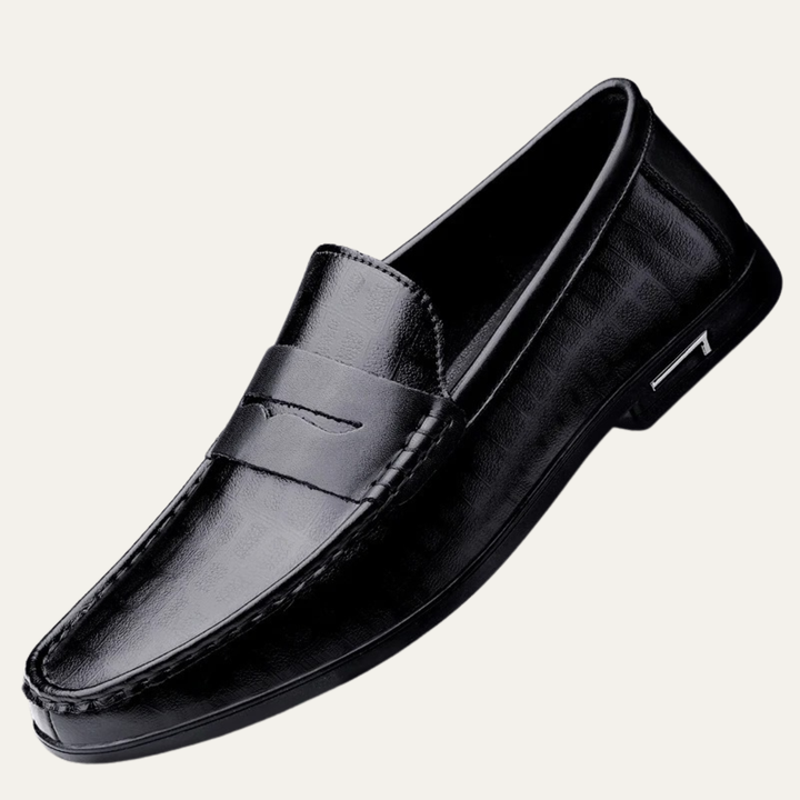 The Brookgate Men’s Breathable Italian Style Leather Slip On Loafers