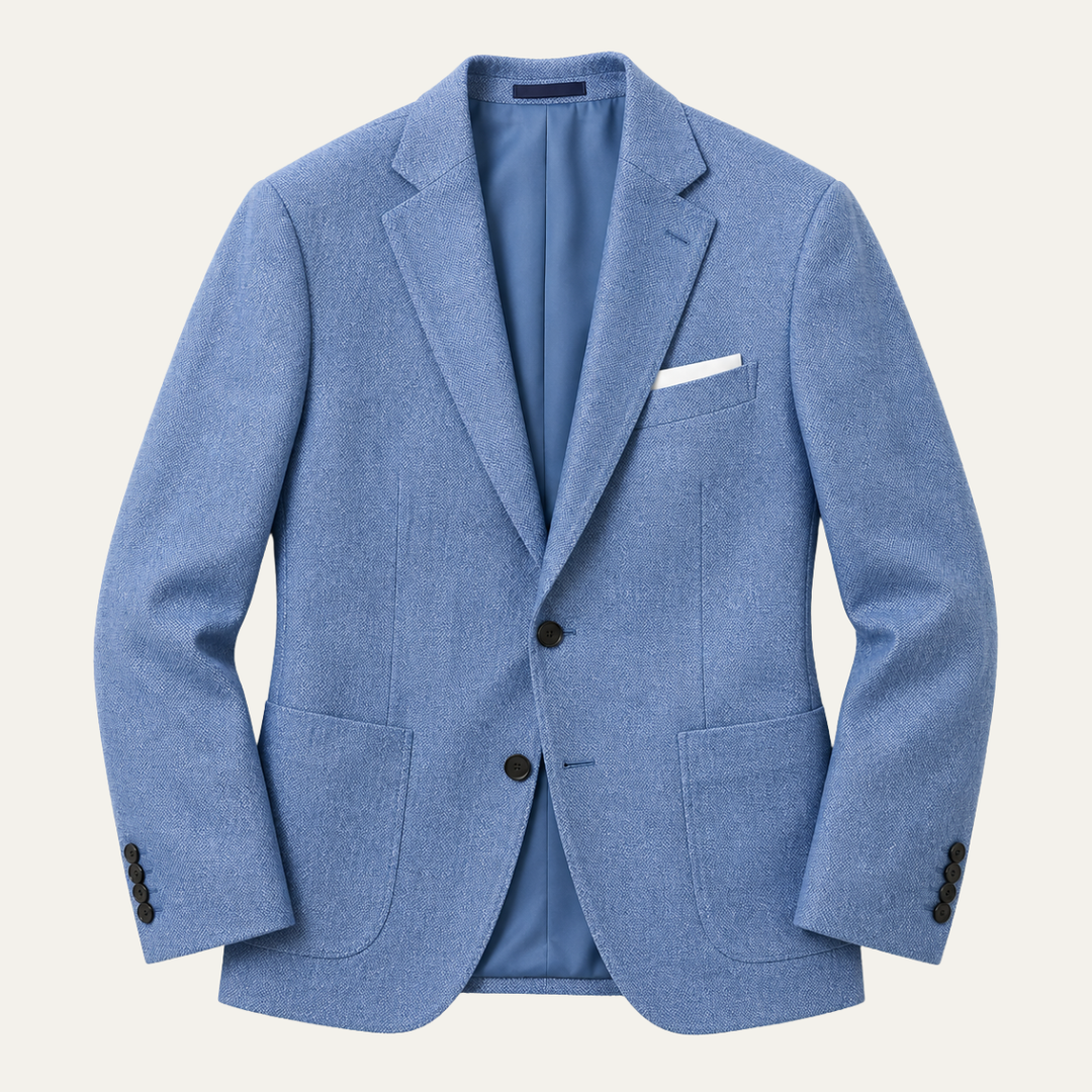 The Maddison Men’s Slim Fit Linen Blazer Jacket